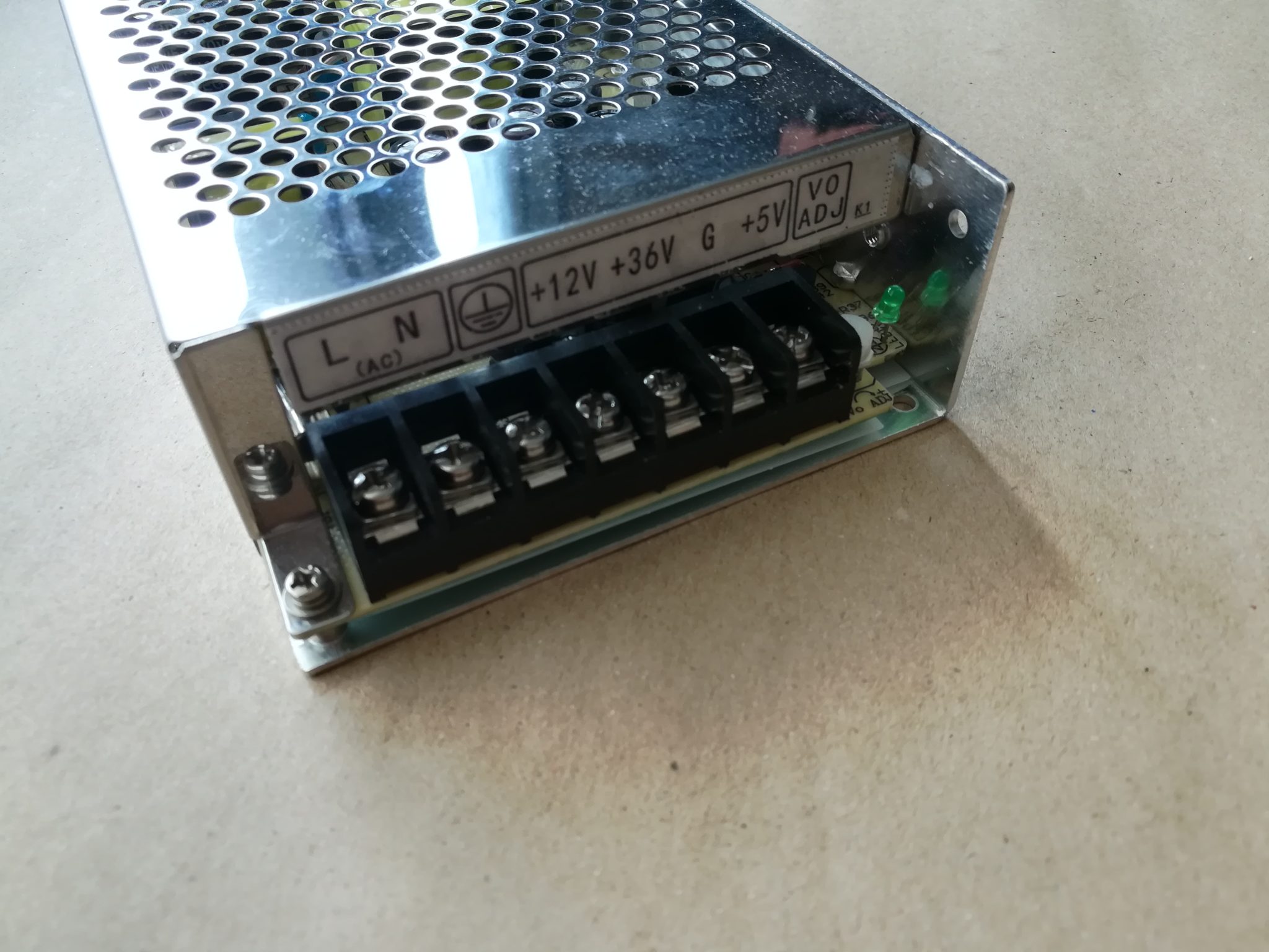 Power Supply 5V, 12V, 36V , GND